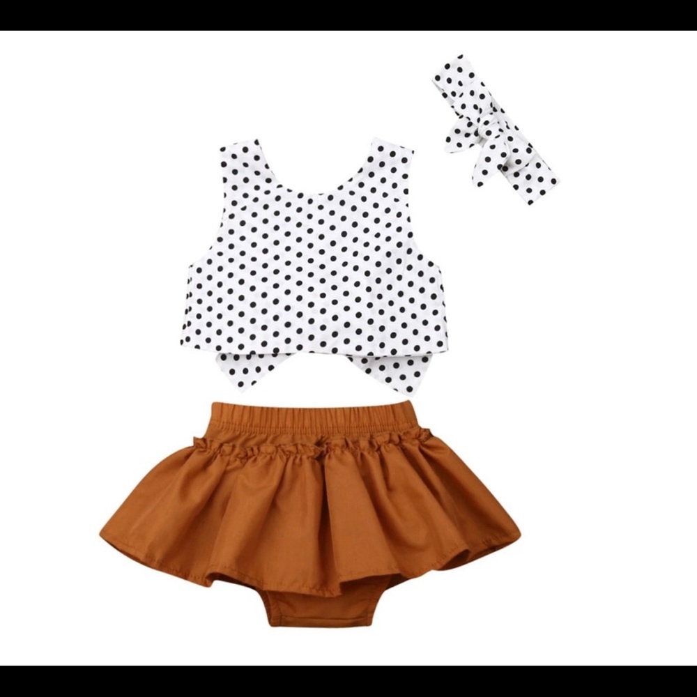 Polka Dot Crop Set
